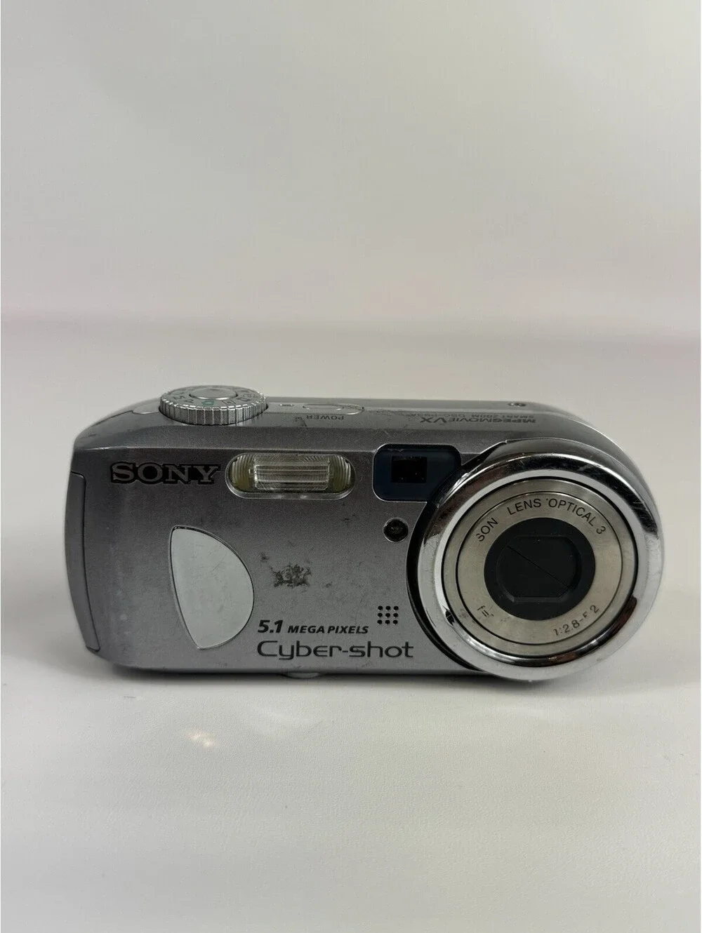 Sony Cyber-shot DSC-P93A 5.1MP Digital Camera Smart Zoom Silver Vintage